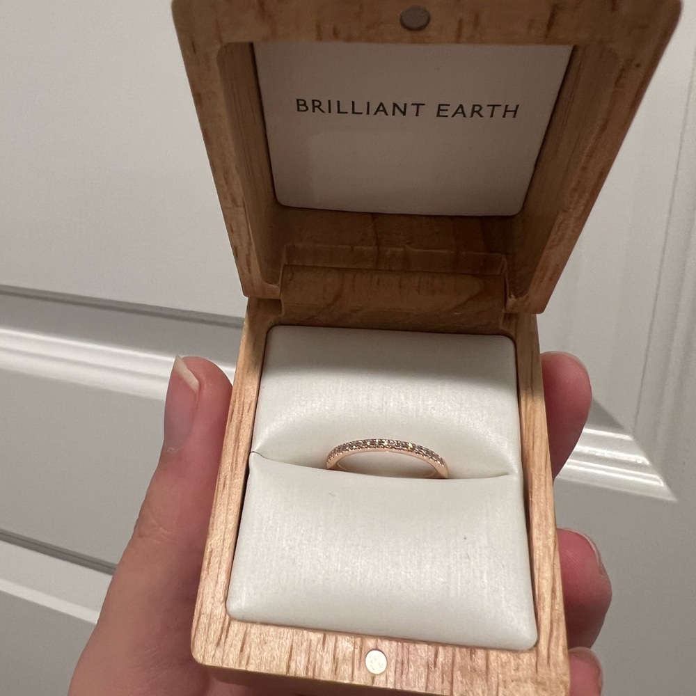 14k Rose Gold “Bliss” Diamond Ring by Brilliant Earth